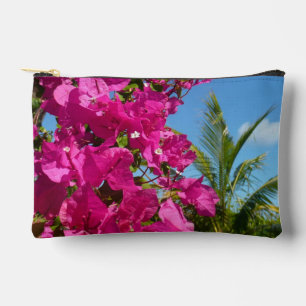 Bougainvillea und Palmen Tropische Natur Zubehörtasche