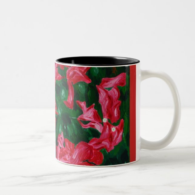 Bougainvilleas - eine Ode an Natur, Tasse (Rechts)