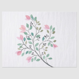 Bouganvilla-Aquarell-Seidenpapier Seidenpapier