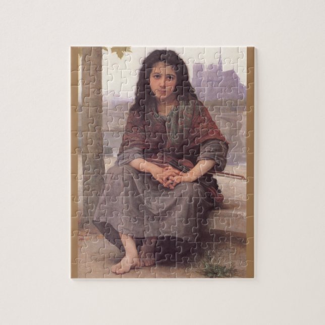 BOUGEREAU BOHEMISCH GIRL JIGSAW PUZZLE (Vertikal)