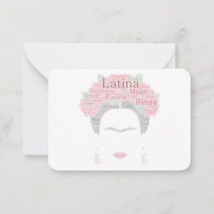 Bougie_Latina Note Frida NoteCards Mitteilungskarte