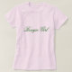 Bougie-Mädchen T-Shirt (Design vorne)