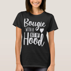 Bougie mit ein bisschen Hood Melanin Poppin Black T-Shirt