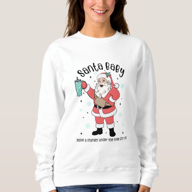 Bougie Santa Xmas Sweatshirt (Vorderseite)