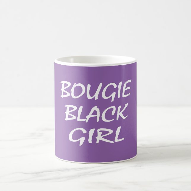 Bougie-schwarzes Mädchen Tasse (Mittel)