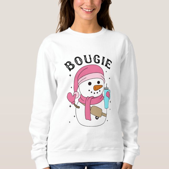 Bougie Xmas Snowman Sweatshirt (Vorderseite)