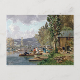 Bougival, 1873 postkarte