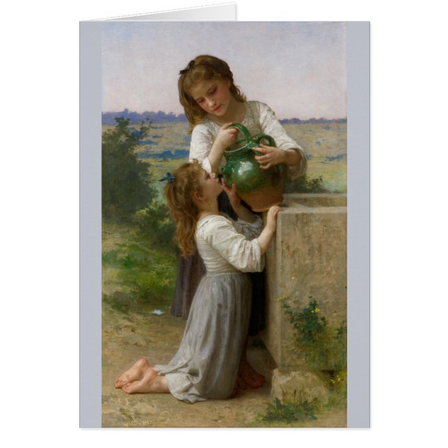 Bouguereau am Brunnen (Vorne)