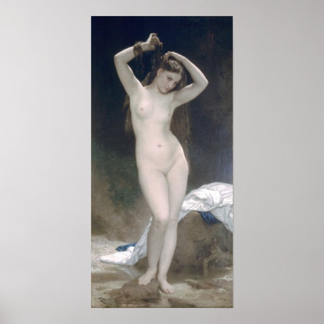 Bouguereau - Baigneuse Poster (Vorne)