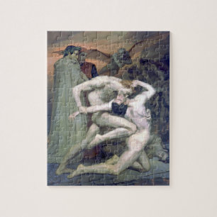 Bouguereau - Dante et Virgile en Enfers Puzzle