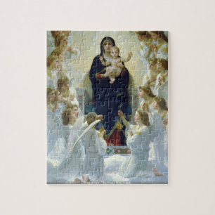 Bouguereau - die Jungfrau mit Engeln Puzzle