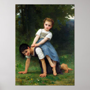Bouguereau - Die Pferderückfahrt Poster