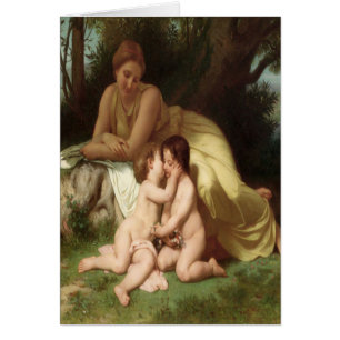 Bouguereau Embracing Children