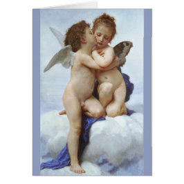 Bouguereau First kiss Amor Psyche children CC0073