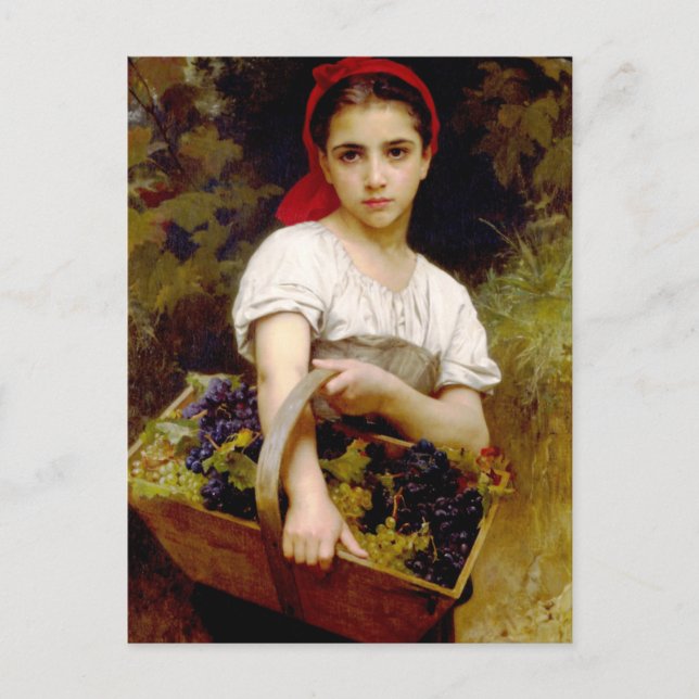 Bouguereau Harvester Postcard Postkarte (Vorderseite)