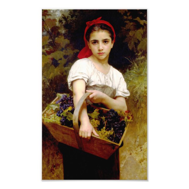 Bouguereau Harvester Print Fotodruck (Vorne)