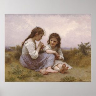 Bouguereau - Idylle Enfantine Poster