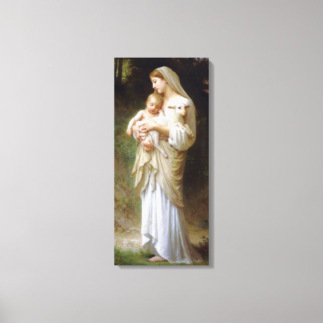 Bouguereau Innocence Canvas Print Leinwanddruck (Vorderseite)