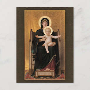 Bouguereau Jungfrau and Child CC0271 Postkarte