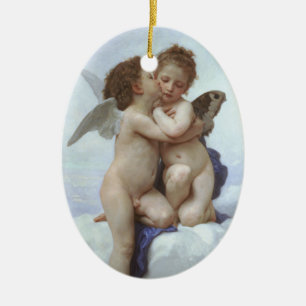 Bouguereau - L'Amour und Psyché, Enfants Keramik Ornament