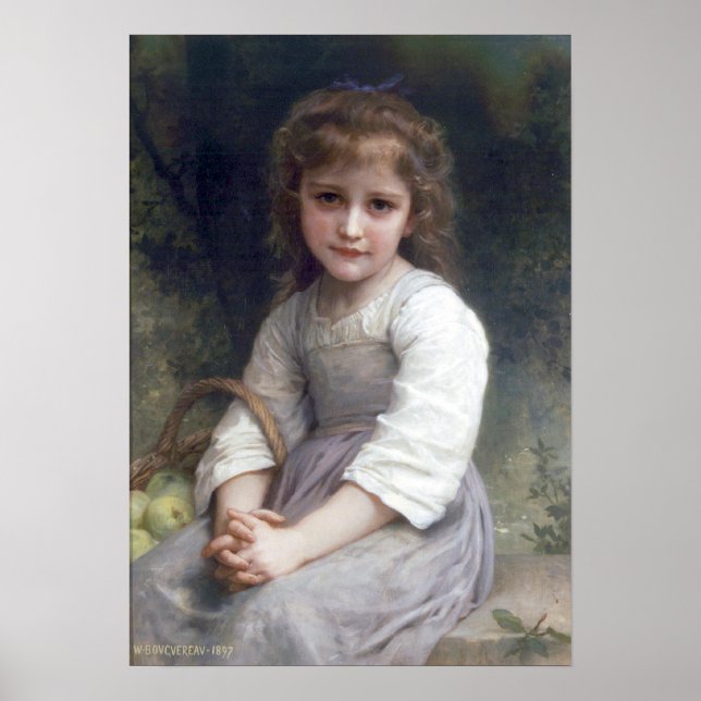 Bouguereau - Les Pommes Poster (Vorne)