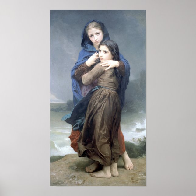 Bouguereau - L'Orage Poster (Vorne)