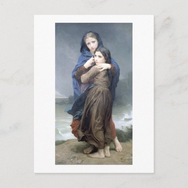 Bouguereau - L'Orage Postkarte (Vorderseite)