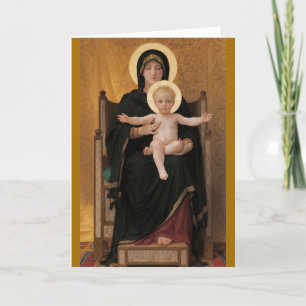 Bouguereau Madonna Sitzplatz Weihnachten