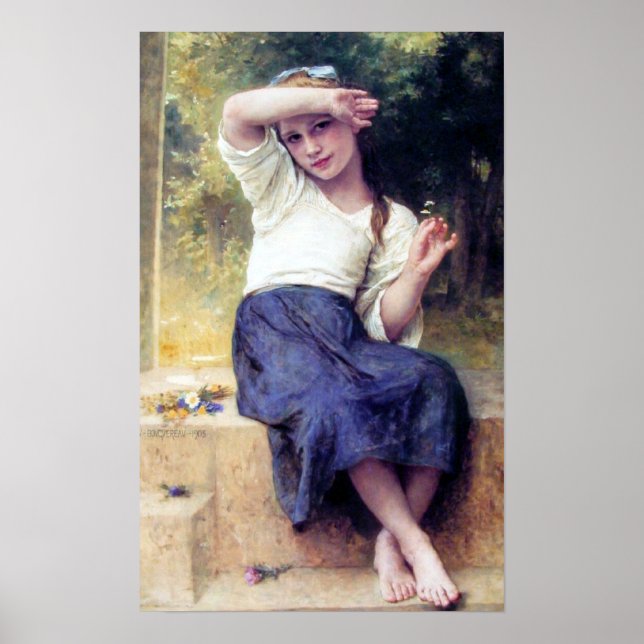 Bouguereau - Marguerite Poster (Vorne)