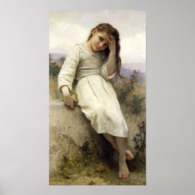 Bouguereau - Petite Maraudeuse Poster (Vorne)