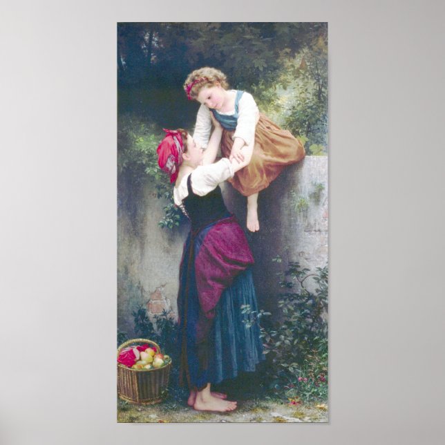 Bouguereau - Petites Maraudeuses Poster (Vorne)