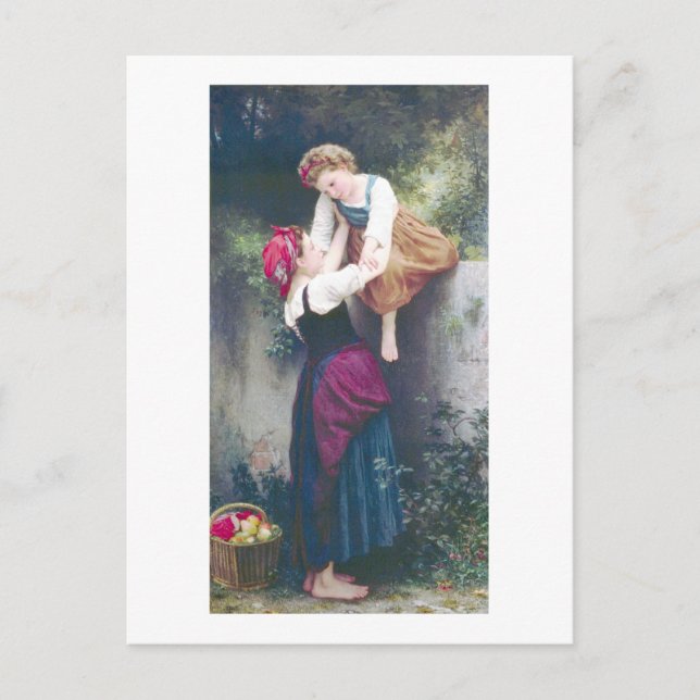 Bouguereau - Petites Maraudeuses Postkarte (Vorderseite)