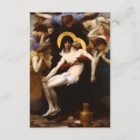 Bouguereau Pieta Einladungen