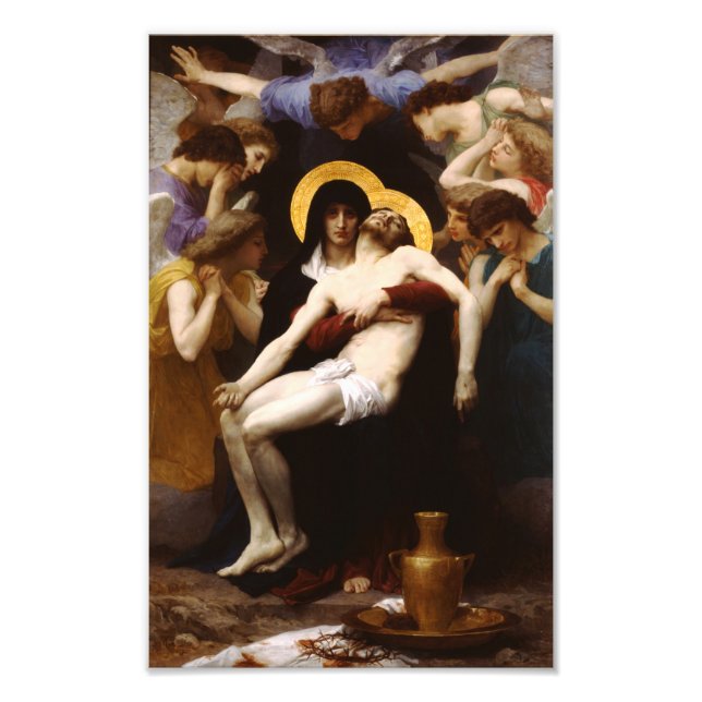 Bouguereau Pieta Print Fotodruck (Vorne)