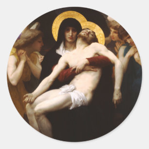 Bouguereau Pieta Stickers