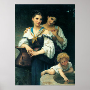 Bouguereau - The Secret 1876 Poster