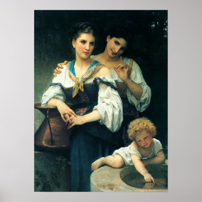 Bouguereau - The Secret 1876 Poster (Vorne)