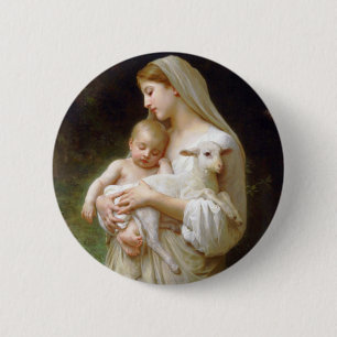 Bouguereau Unschulds-Knopf Button