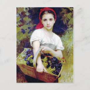 Bouguereau - Vendangeuse Postkarte