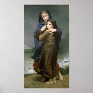 Bouguereau - Weit weg von Zuhause 1874 Poster