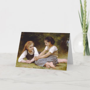 Bouguereau's 1882 The Nut Gatherers Les noisettes Karte