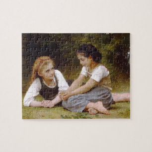 Bouguereau's 1882 The Nut Gatherers Les noisettes Puzzle
