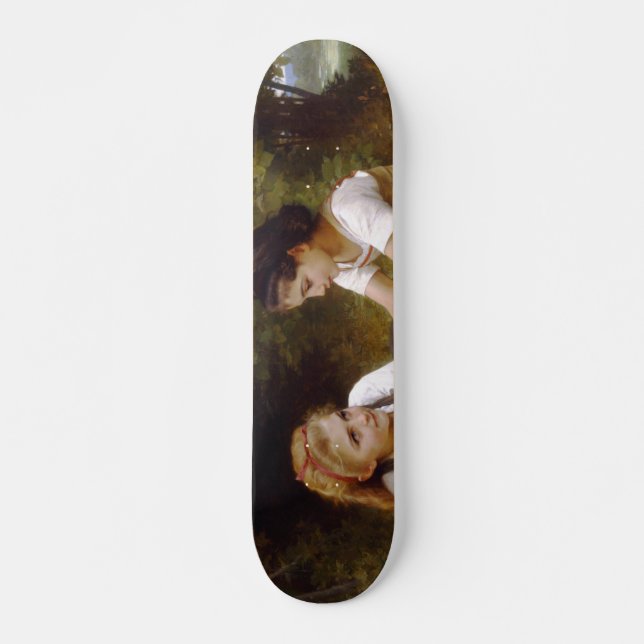 Bouguereau's 1882 The Nut Gatherers Les noisettes Skateboard (Vorne)