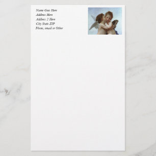 Bouguereau's L'Amour et Psyche, enfants (Cupid) Briefpapier