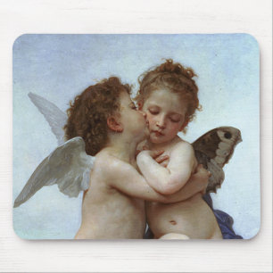 Bouguereau's L'Amour et Psyche, enfants (Cupid) Mousepad