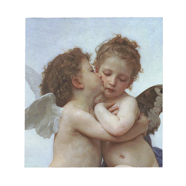 Bouguereau's L'Amour et Psyche, enfants (Cupid) Notizblock (Vorderseite)