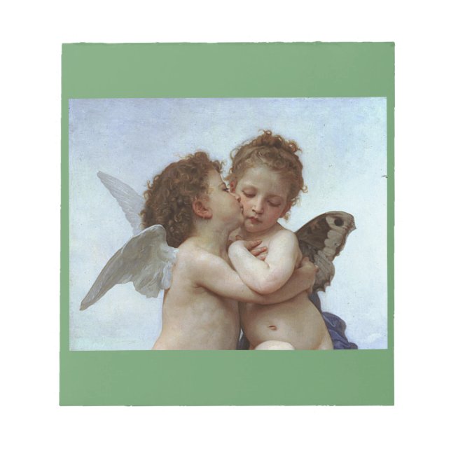 Bouguereau's L'Amour et Psyche, enfants (Cupid) Notizblock (Vorderseite)