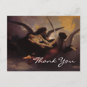 Bouguereaus Soul in den Himmel Postkarte