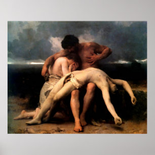 Bouguereau's The First Mourning (Premier Deuil) Poster