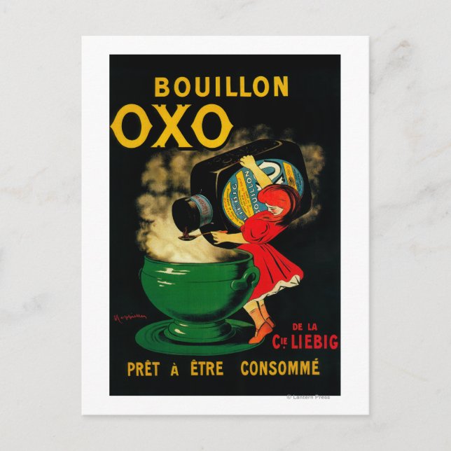 Bouillon OXO Vintag PoseterEurope Postkarte (Vorderseite)